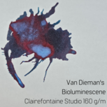 Van Dieman&#039;s Ink - Underwater - Bioluminescence - inksample