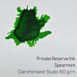 Private Reserve Ink - Spearmint - inksample