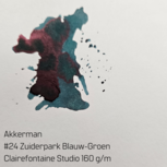 Akkerman-  #24 Zuiderpark Blauw-Groen