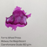 Ferris Wheel Press - Midway the Magnificent - inksample