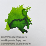 Akkerman -  van Huysum&#039;s Sapgroen