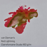 Van Dieman&#039;s Red Lightning - inksample