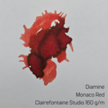 Diamine - Monaco Red - Inksample