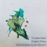 Troublemaker Copper Patina - inksample