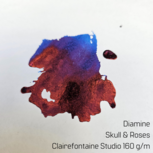 Diamine Skull &amp; Roses