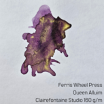 Ferris Wheel Press - Queen Allium - inksample