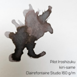 Pilot Iroshizuku - kiri-same - inksample