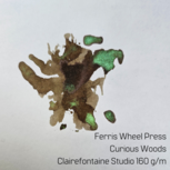 Ferris Wheel Press - Curious Woods - Inksample