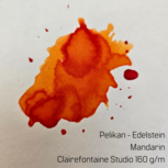 Pelikan Edelstein - Mandarin - ink sample