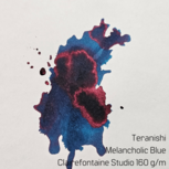 Teranishi - Melancholic Blue  - Inkt sample
