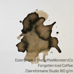 Esterbrook x TheCoffeeMonsterzCo  - Forgotten Iced Coffee - Inkt sample