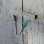 Ink syringe 5ml - with 2 blunt needles