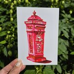 Postcard - Mailbox - art by @Natalia_li_art