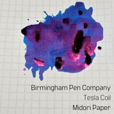 Birmingham Pen Company - Tesla Coil - Inksample