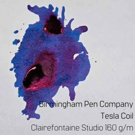 Birmingham Pen Company - Tesla Coil - Inksample