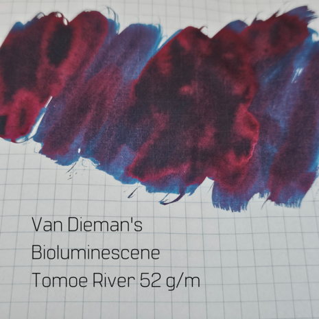 Van Dieman&#039;s Ink - Underwater - Bioluminescence - inksample