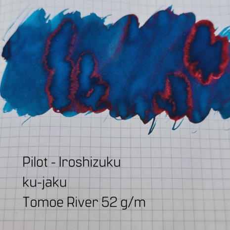 Pilot Iroshizuke ku-jaku - inksample
