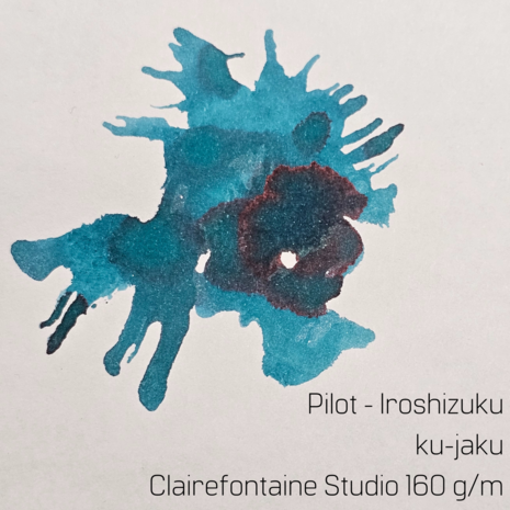 Pilot Iroshizuke ku-jaku - inksample