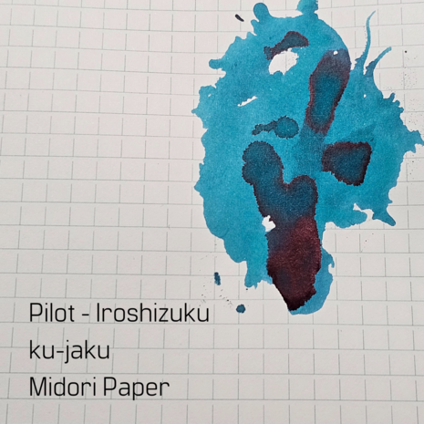 Pilot Iroshizuke ku-jaku - inksample