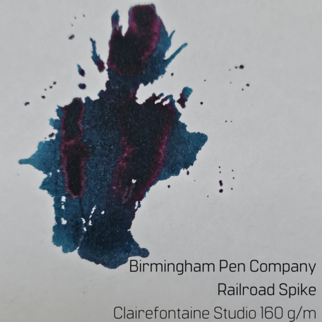 Birmingham Pen Company - Railroad Spike - Inksample