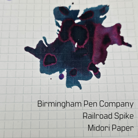 Birmingham Pen Company - Railroad Spike - Inksample