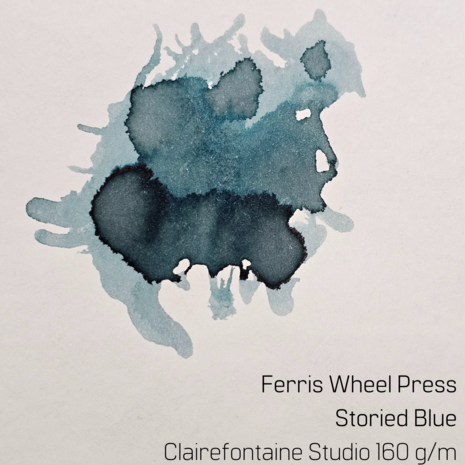 Ferris Wheel Press Storied Blue - inksample