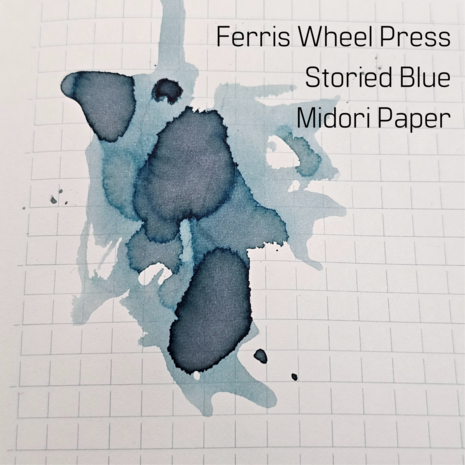 Ferris Wheel Press Storied Blue - inksample
