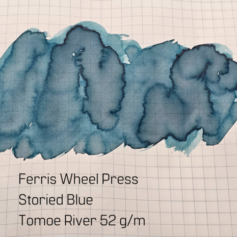 Ferris Wheel Press Storied Blue - inksample