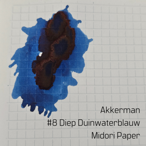 Akkerman - #8 Diep Duinwaterblauw - Inksample