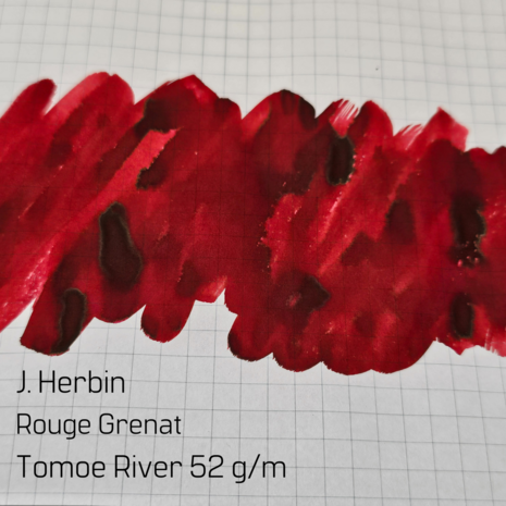 J. Herbin -  Rouge Grenat - inksample