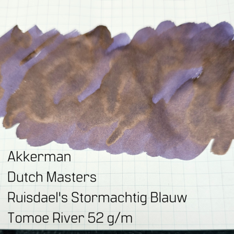 Akkerman #08 Ruisdaels stormachtig blauw - inksample