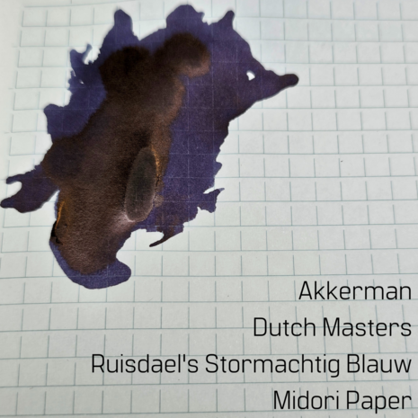 Akkerman #08 Ruisdaels stormachtig blauw - inksample