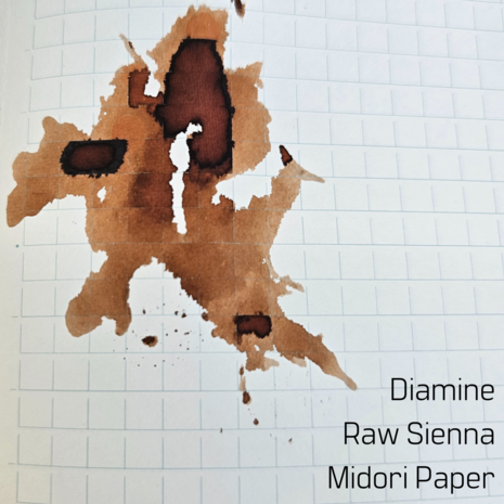 Diamine - Raw Sienna - Inksample