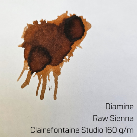 Diamine - Raw Sienna - Inksample