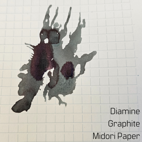 Diamine - Graphite - Inksample