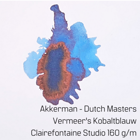 Akkerman #11 Vermeer&#039;s Kobaltblauw - inksample