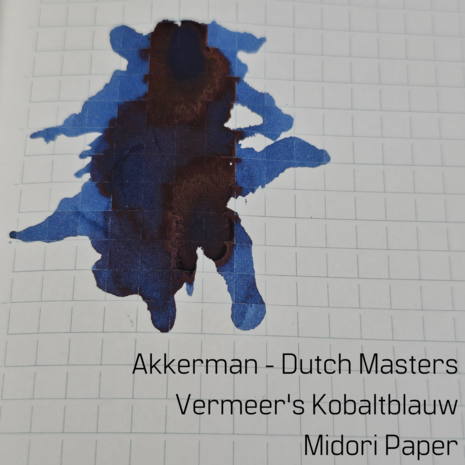 Akkerman #11 Vermeer&#039;s Kobaltblauw - inksample