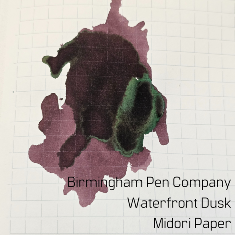 Birmingham Pen Company - Waterfront Dusk - Inksample