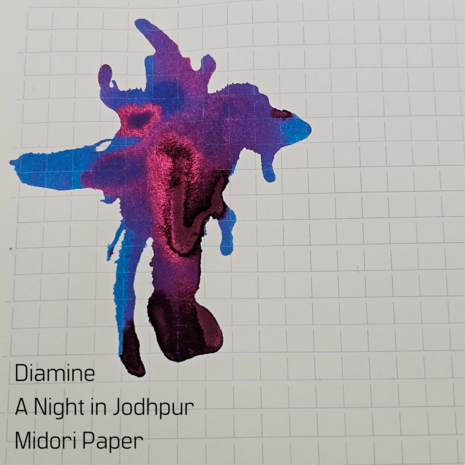 Diamine A Night in Jodhpur - inksample