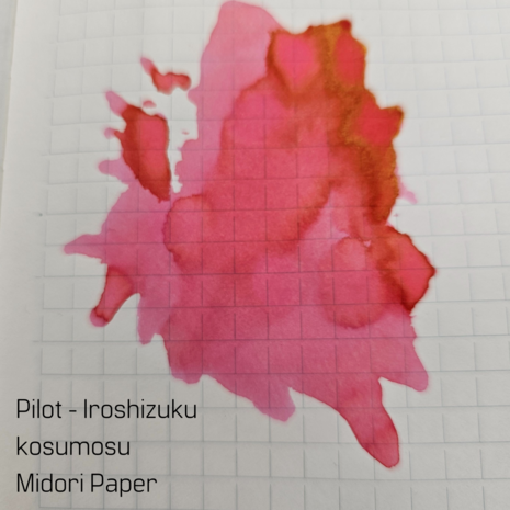 Pilot Iroshizuku - Kosumosu inksample