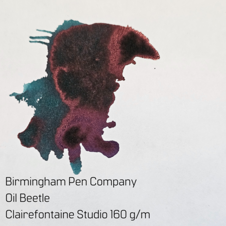 Birmingham Pen Company - Oil Beetle - Inksample