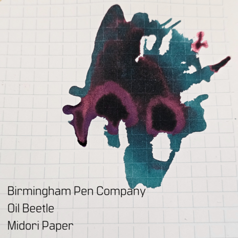 Birmingham Pen Company - Oil Beetle - Inksample