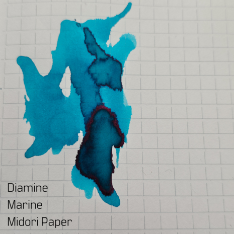 Diamine - Marine - Inksample