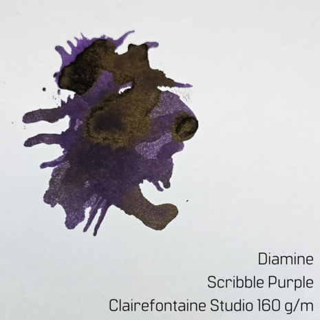 Diamine - Scribble Purple - Inksample