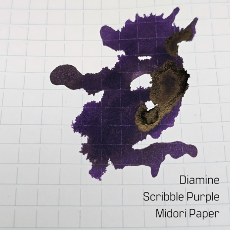 Diamine - Scribble Purple - Inksample