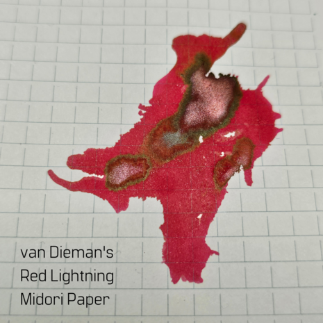 Van Dieman&#039;s Red Lightning - inksample
