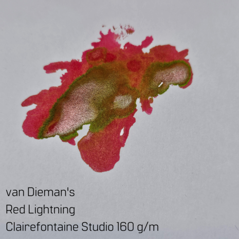 Van Dieman&#039;s Red Lightning - inksample