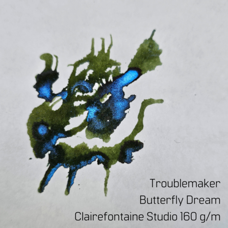 Troublemaker Butterfly Dream - inksample 