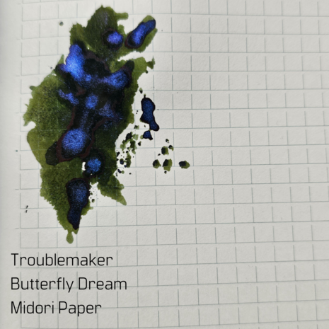 Troublemaker Butterfly Dream - inksample 