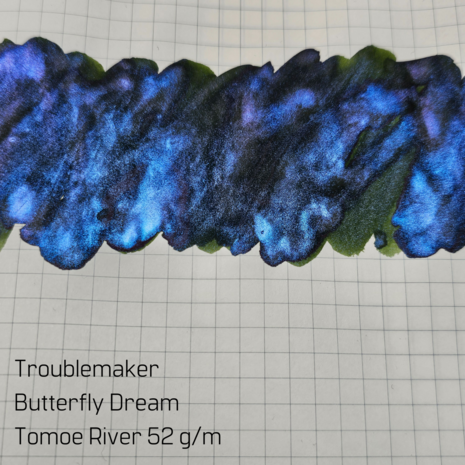 Troublemaker Butterfly Dream - inksample 